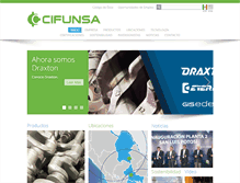 Tablet Screenshot of cifunsa.com.mx